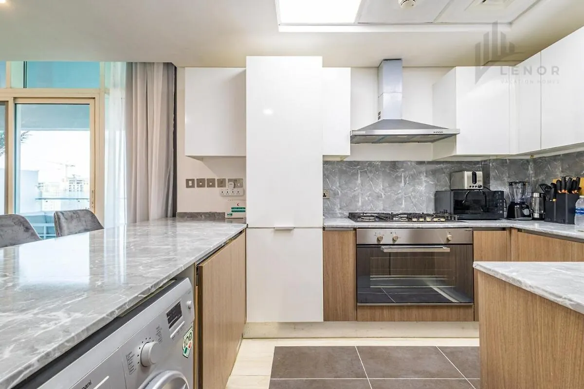 Апартаменты Modern 2Br Glowing Palm Trees Near Downtown Дубай